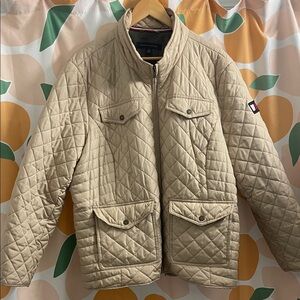 Tommy Hilfiger Beige Quilted Jacket